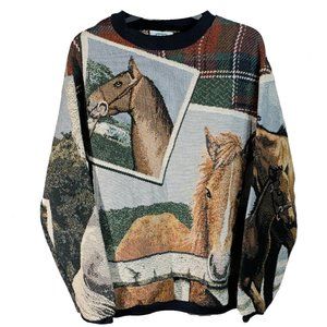 Vintage Sugar Street Weavers beautiful thick heavy pullover sweater like new OS